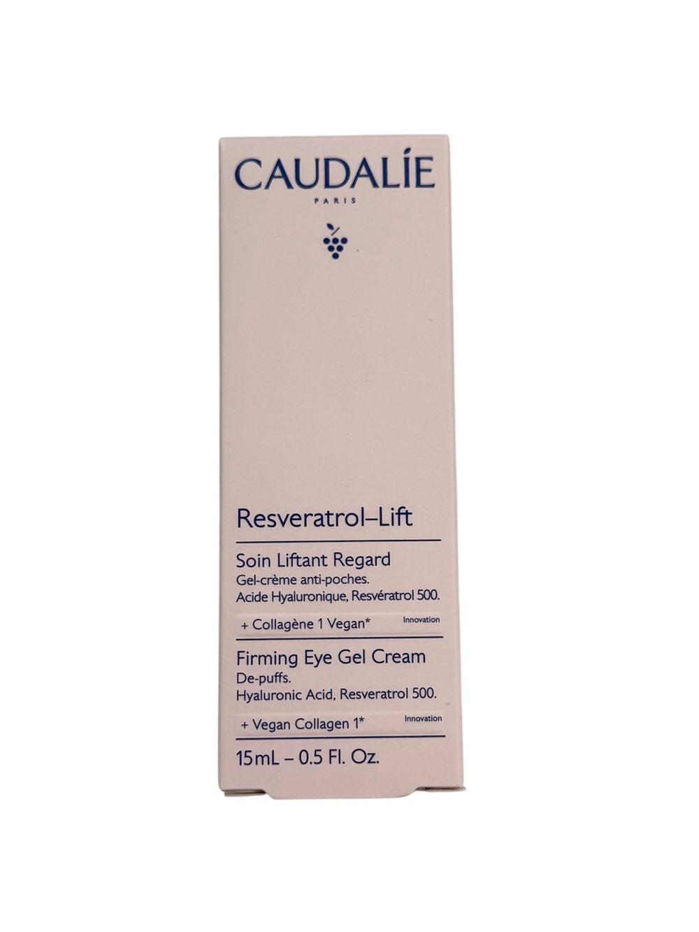 Caudalie Resveratrol-Lift Depuffing Eye Cream with Peptides. BRAND NEW